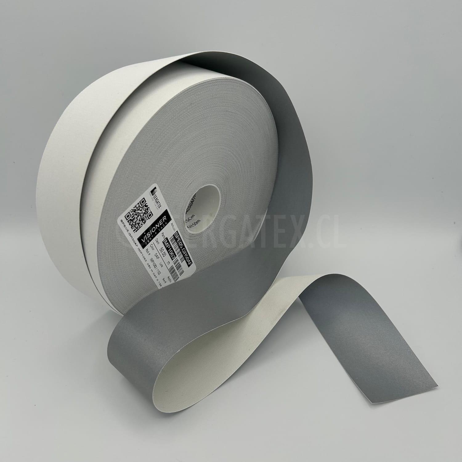 Cinta Reflectiva Gris Antiflama