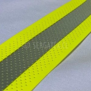Cinta Reflectiva Amarillo-Gris Antiflama FR Perforada