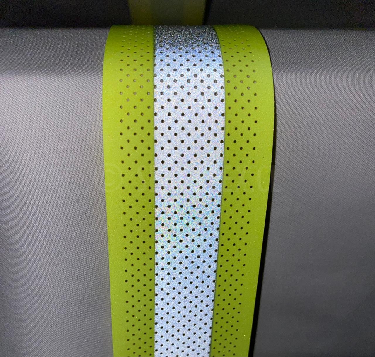 Cinta Reflectiva Amarillo-Gris Antiflama FR Perforada - Image 4