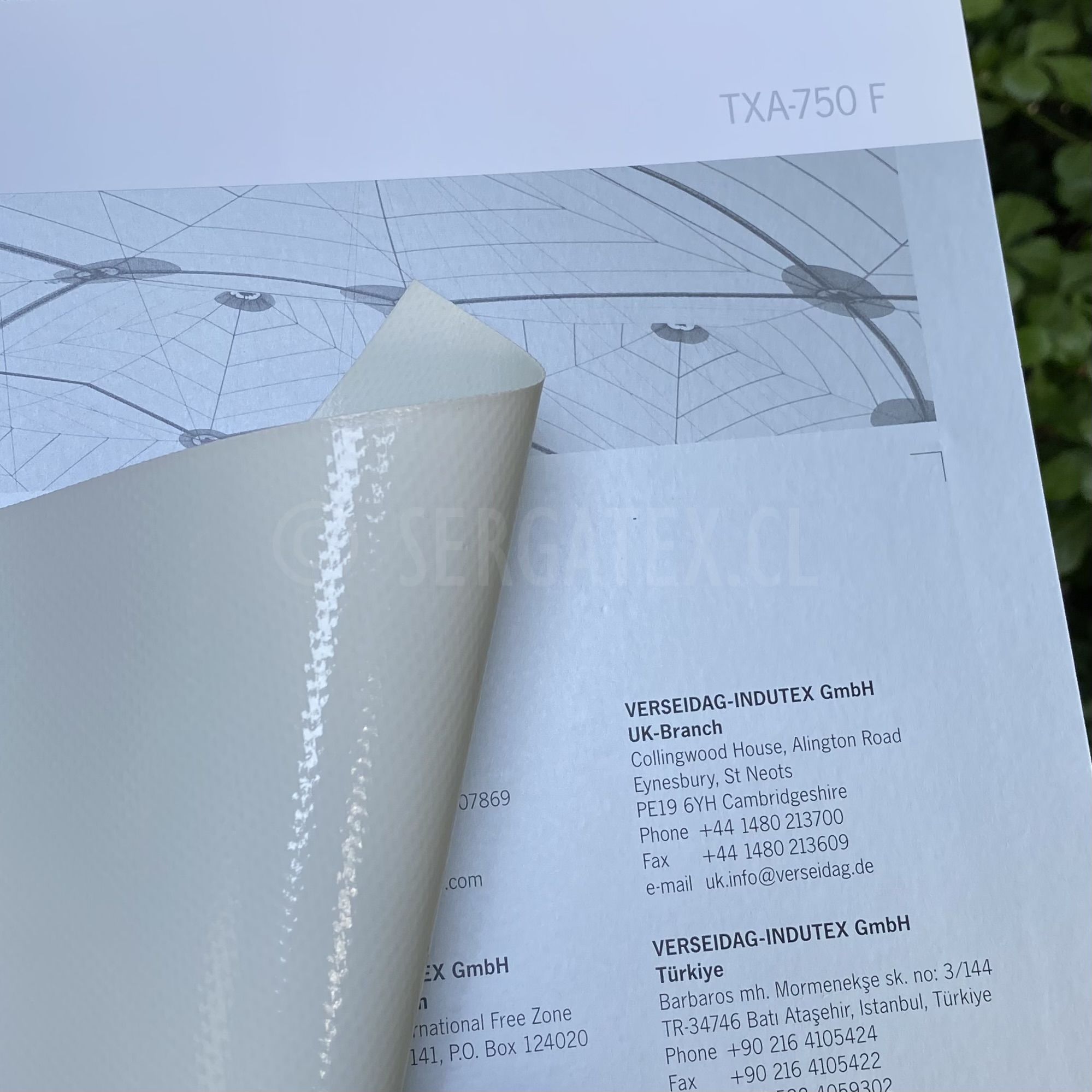 Lona Verseidag® TXA-750F Arquitectura Tipo I PVDF - Image 2