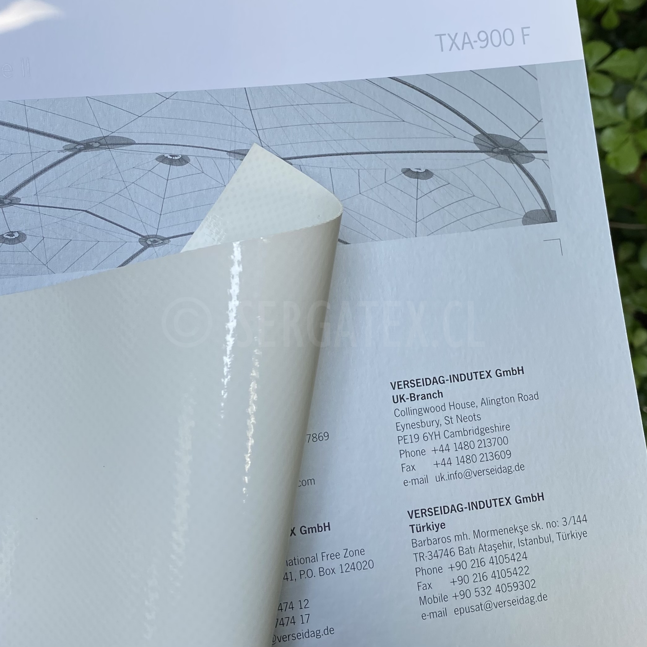 Lona Verseidag® TXA-900F Arquitectura Tipo II PVDF - Image 2